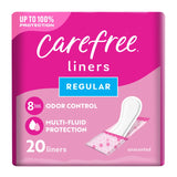 Regular Wrapped Carefree liners - 20 liner pack