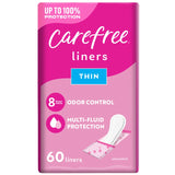 Package of 60 Wrapped Thin Carefree Liners