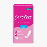 Carefree Panty Liners, Thin Liners, Wrapped, 60ct