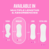 Carefree® Panty Liners, Regular Liners, Wrapped