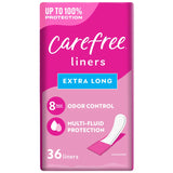 Package of 36 Extra Long Wrapped Carefree Liners