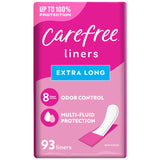 Package of 93 Extra Long Wrapped Carefree LIners